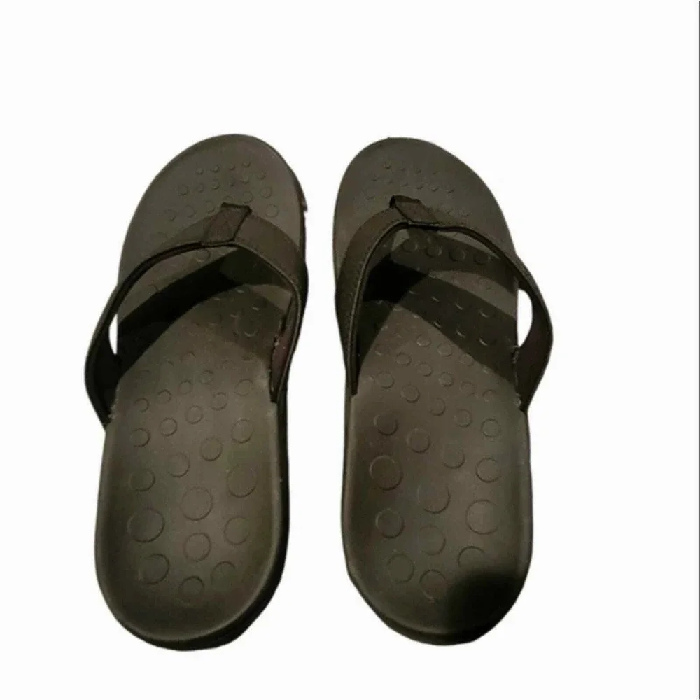 Seamix Flip Flops for Men with Arch Support, Plantar Fasciitis Sandals‎ M8/W9.5